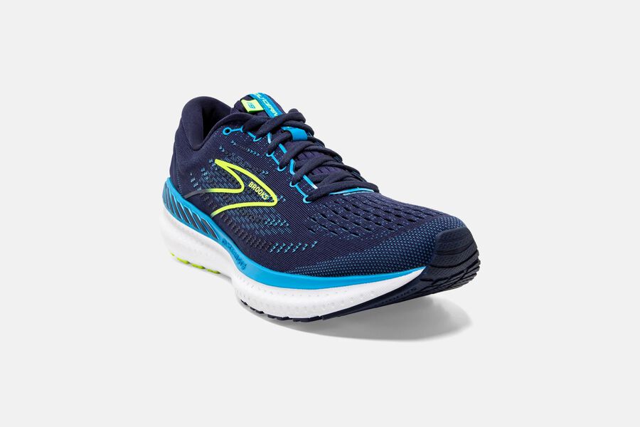 Brooks Glycerin Gts 19 Road Loopschoenen Heren - Donkerblauw/Blauw - 807431SPI